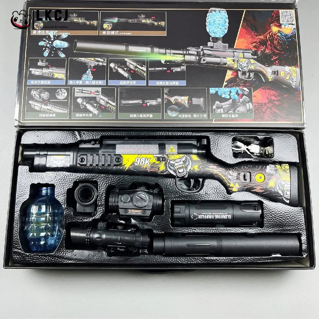 Gel Blaster M24 Toy Gun Snipper with 6X scope
