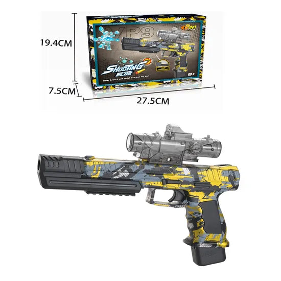 Automatic M1911 Gel Blaster Gun with Orbeez and Rechargable Battery