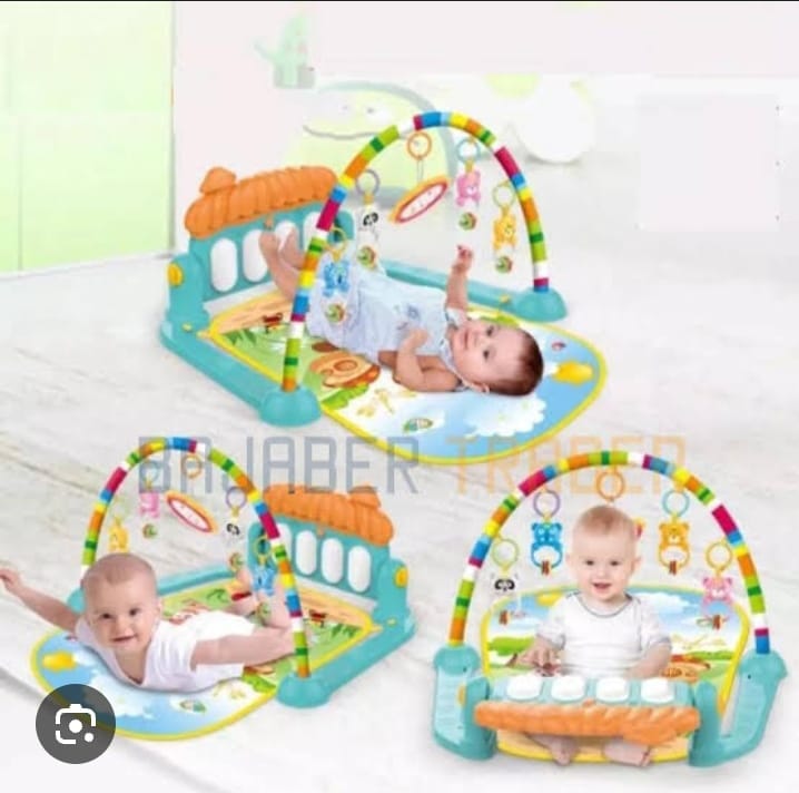 Baby Pedal Piano with Sleeping Mat Multifunction Music and Light - Tafeen Toys