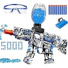 Automatic Desert Eagle Gel Blaster Gun with Laser Light and Music - Tafeen Toys
