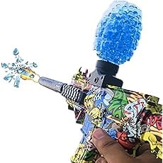 Automatic Desert Eagle Gel Blaster Gun with Laser Light and Music - Tafeen Toys