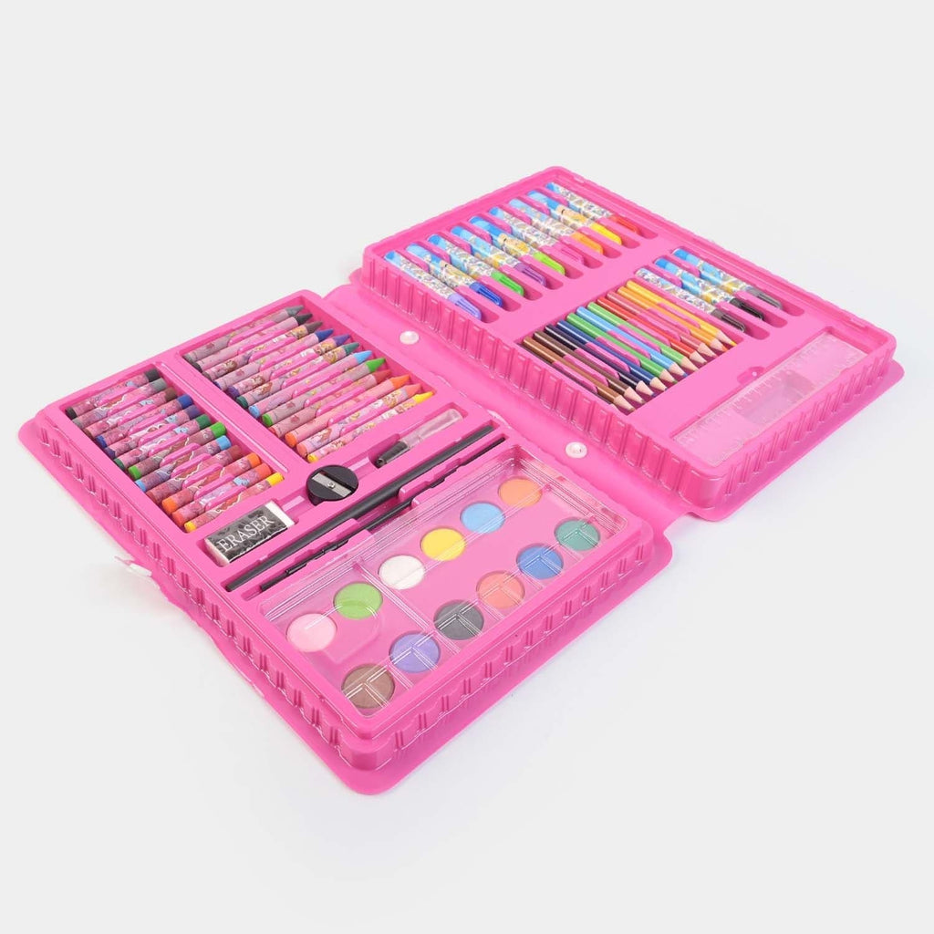 68 PCS Kids Color Set With Markers, Colors and Stationary - Tafeen Toys