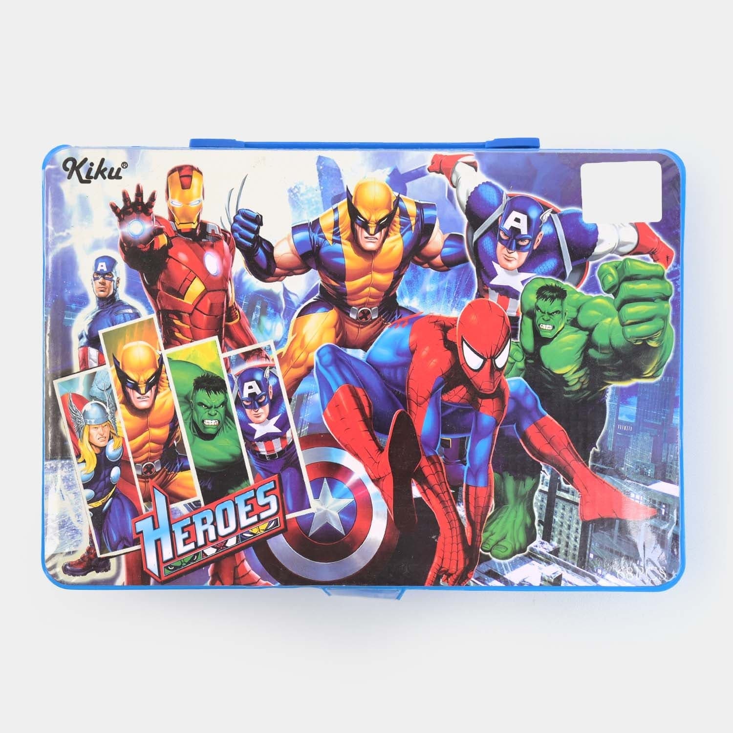 68 PCS Kids Color Set With Markers, Colors and Stationary - Tafeen Toys