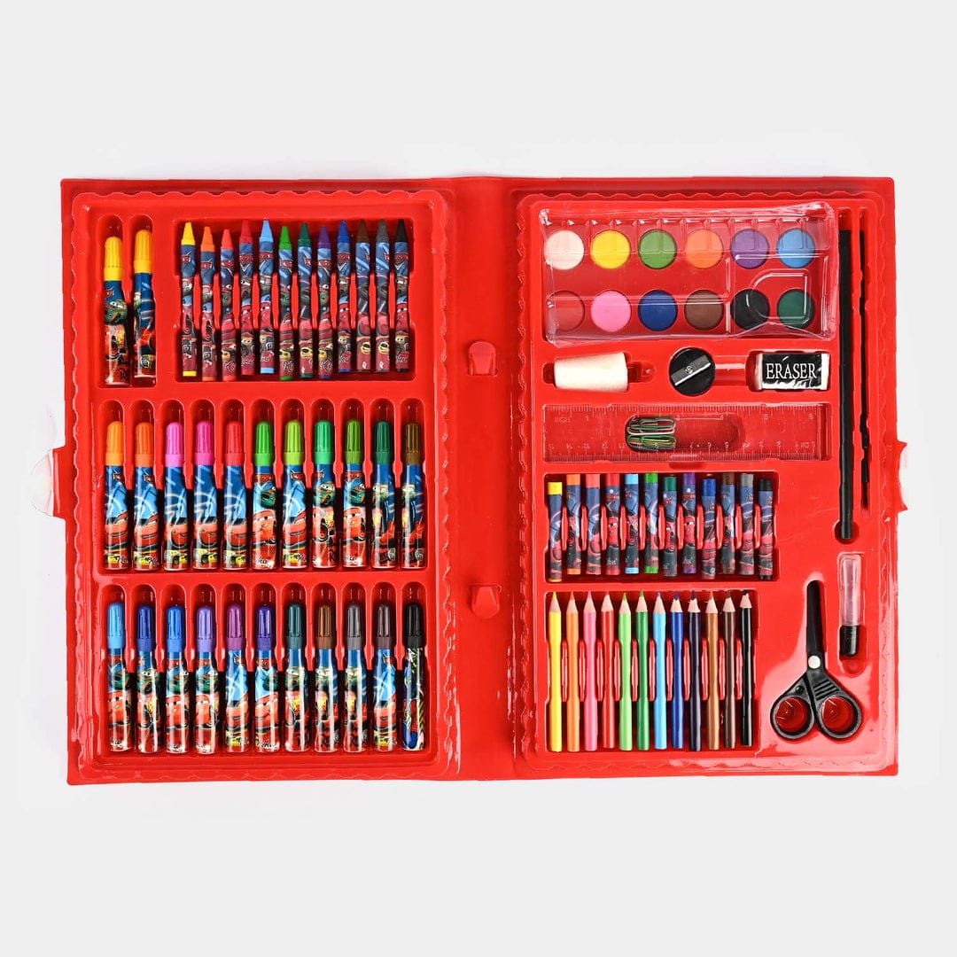 86 PCS Color Set with Markers, Water Colors and Stationary - Tafeen Toys