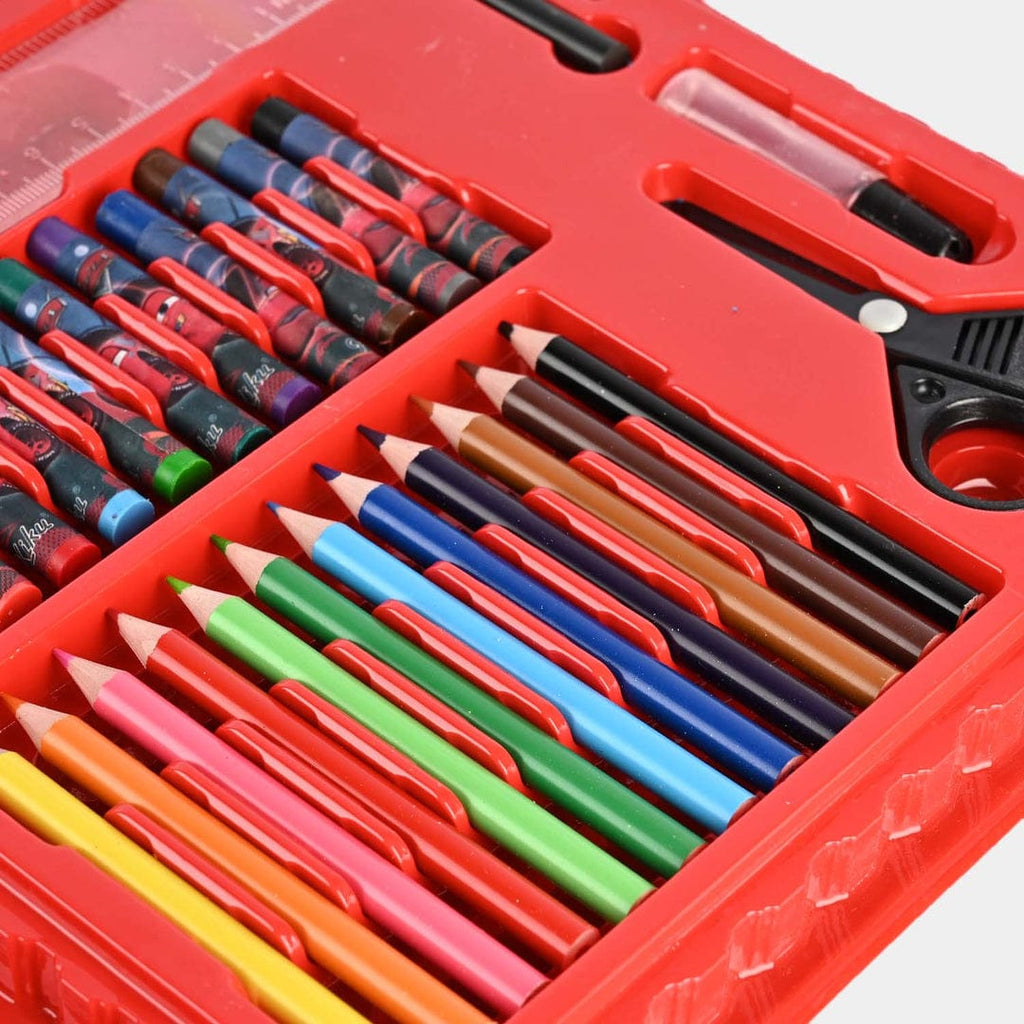 86 PCS Color Set with Markers, Water Colors and Stationary - Tafeen Toys