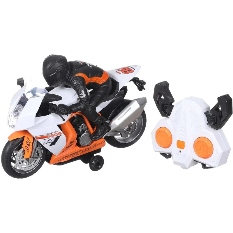 2.4 GHZ RC Bike with Stable Riding and Rechargable Battery