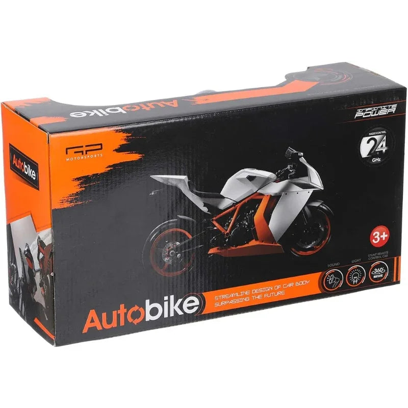 2.4 GHZ RC Bike with Stable Riding and Rechargable Battery