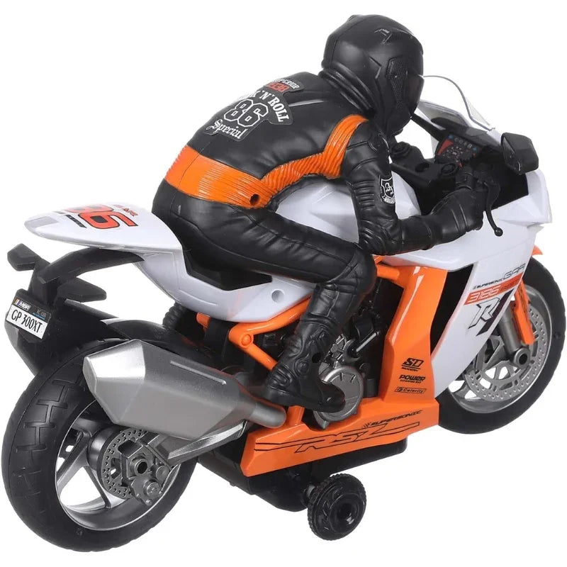 2.4 GHZ RC Bike with Stable Riding and Rechargable Battery