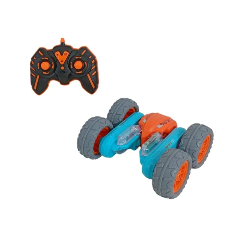 Fancy Stunts Performance Spin And Roll Stunt RC Car – Ultimate 360° Rotation And 3D Lighting Remote-Control Toy for Kids 6+