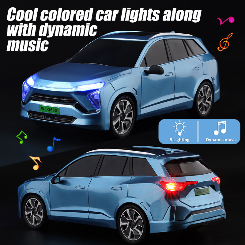 2.4 GHZ RC AutoParking SUV Car with Music and Lights