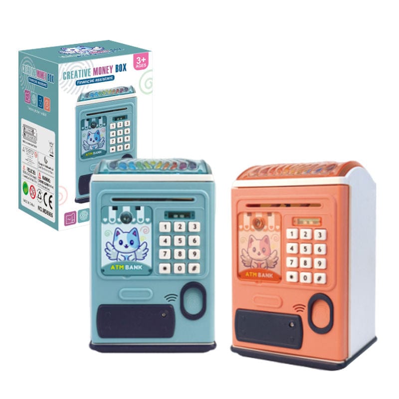 Baby ATM Machine Toy with Lights & Sounds Educational Money Saving Toy for Kids - Tafeen Toys