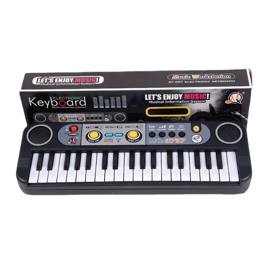 Tafeen Toys electronic 37-key keyboard for kids with demo buttons and built-in speakers