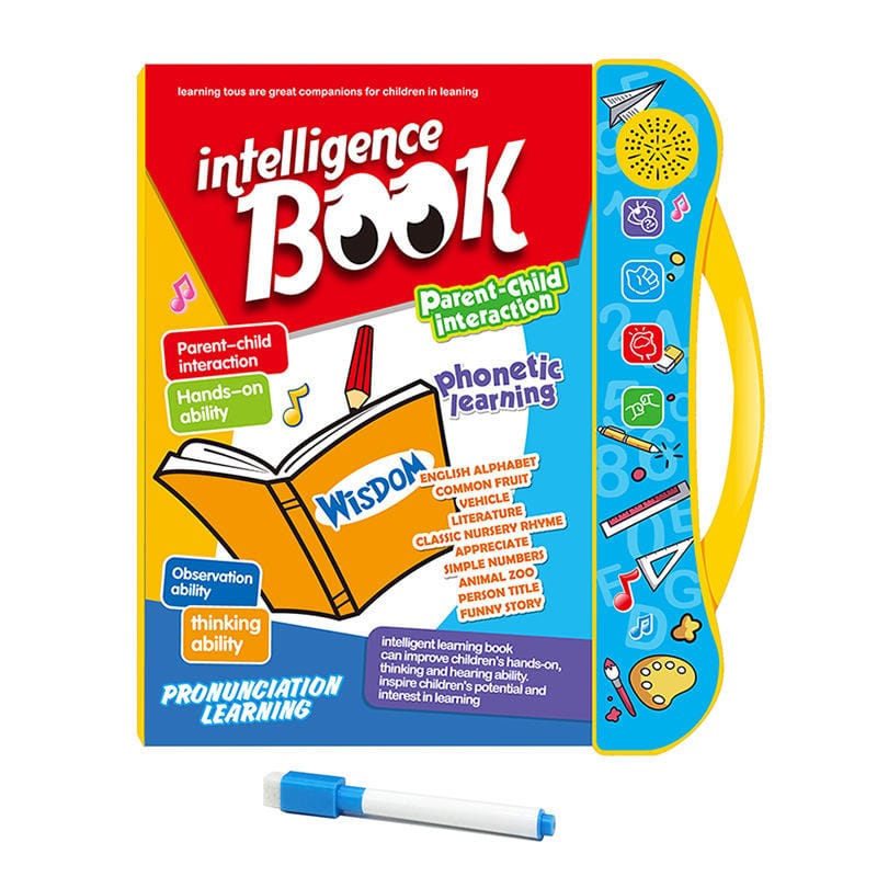 Kids Intelligent Study Book with Touch Sensor and Music - Tafeen Toys