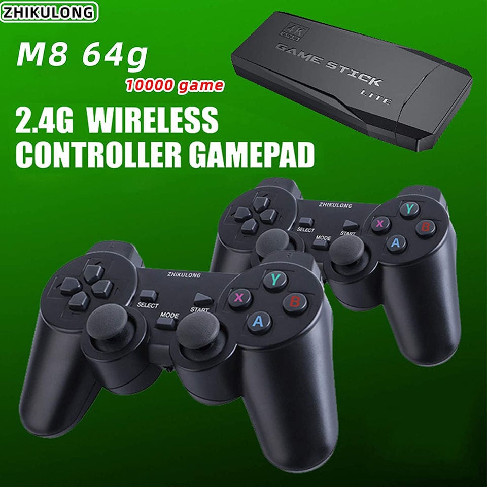 2.4 G Wireless Gaming Set with 20000+ Games 2 Joysticks - Tafeen Toys