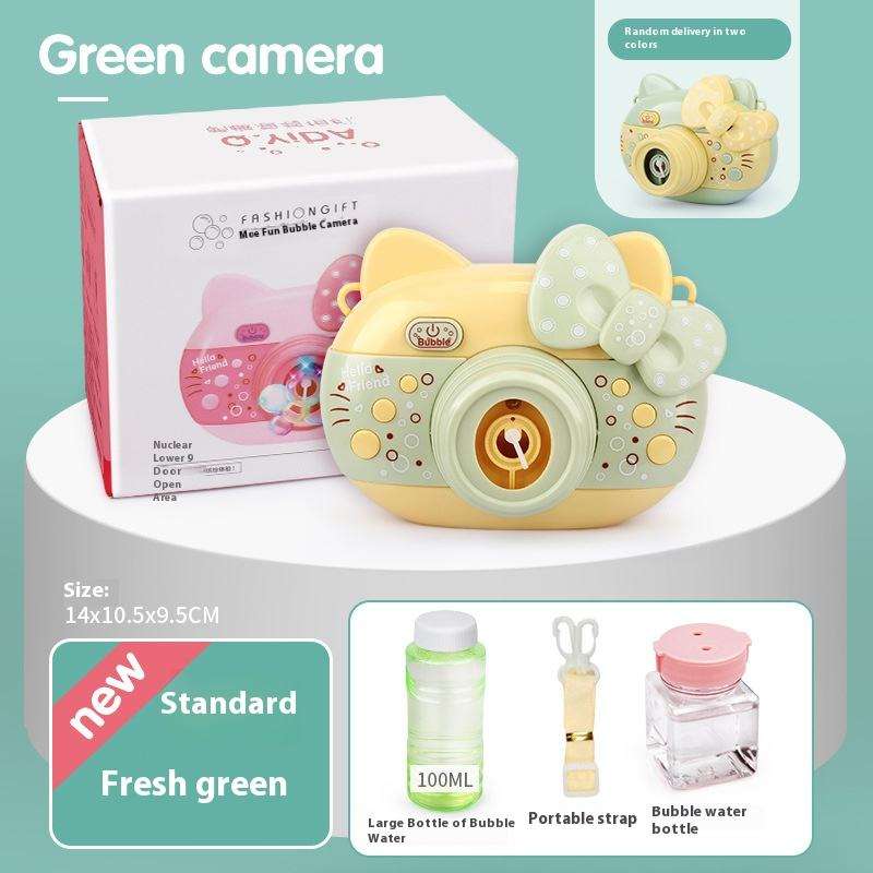 Camera Bubble Toy with Music and Light Effect
