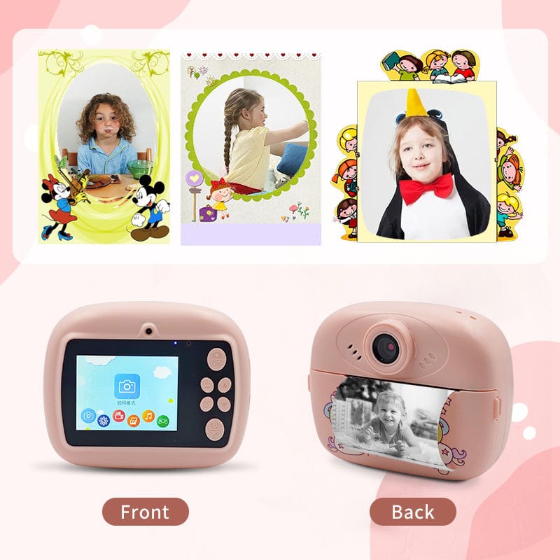 DIY Instant Digital Camera for Kids with Color Set and Charging Cable - Tafeen Toys
