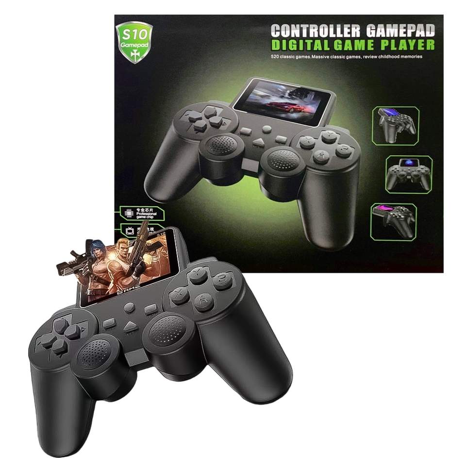 S10 series gaming set with 2 player controllers and 1000+ games - Tafeen Toys