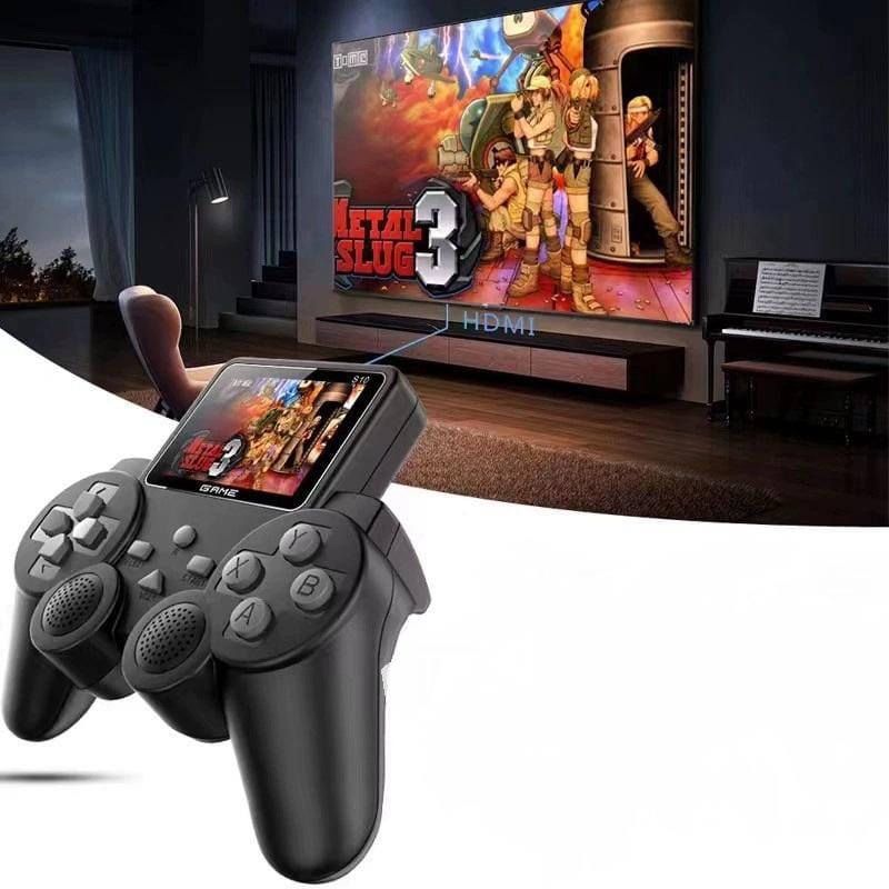 S10 series gaming set with 2 player controllers and 1000+ games - Tafeen Toys