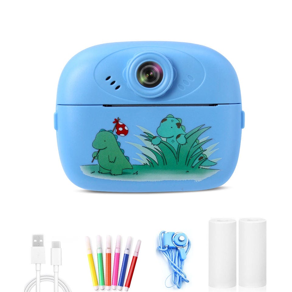DIY Instant Digital Camera for Kids with Color Set and Charging Cable - Tafeen Toys