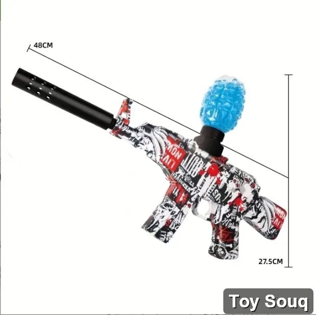 MP5 Gel Blaster Gun with Smoke and Light Supressor
