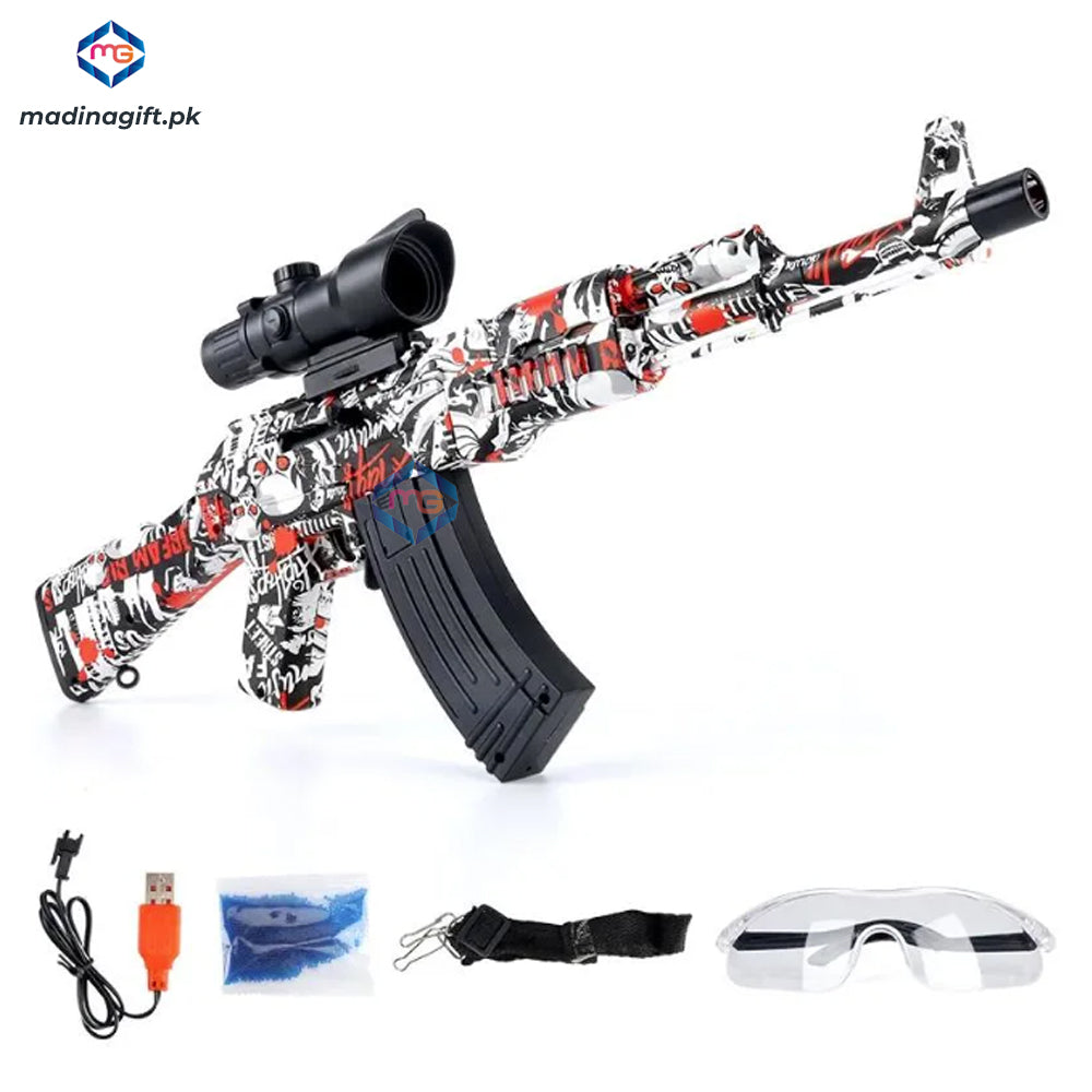 High Power AK47 Gel Blaster Gun  with Automatic Shooting