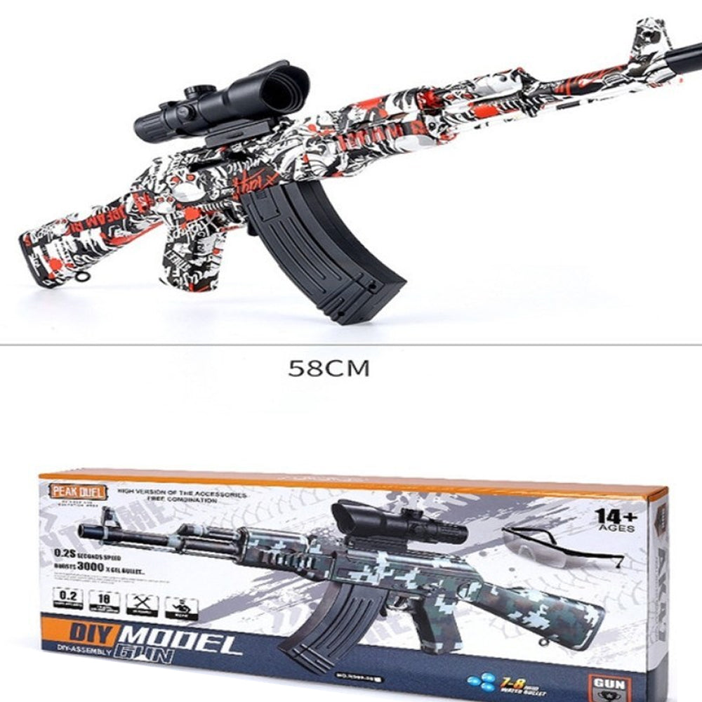 High Power AK47 Gel Blaster Gun  with Automatic Shooting