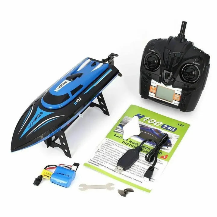 2.4 GHz RC Boat with Waterproof Coating and Rechargable Battery