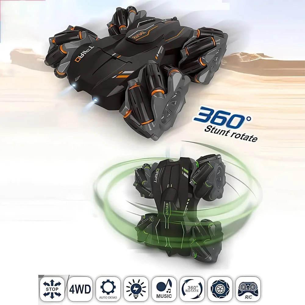 Drift Blunt Car for Kids, Double Sided Drive Car & Toy Car for Kids Four Wheels Drive Toy Car for Children – Black