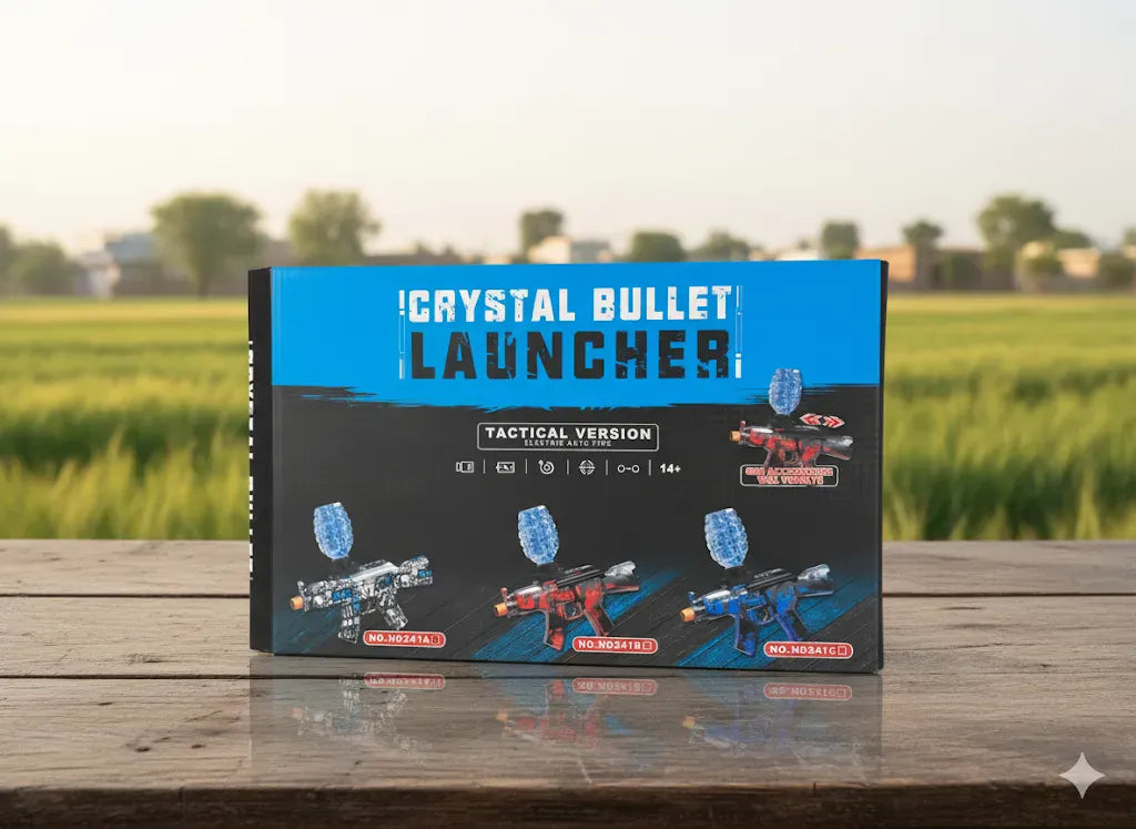 Automatic AK47 Gel Toy Blatser Gun with Shooting Balls - Tafeen Toys