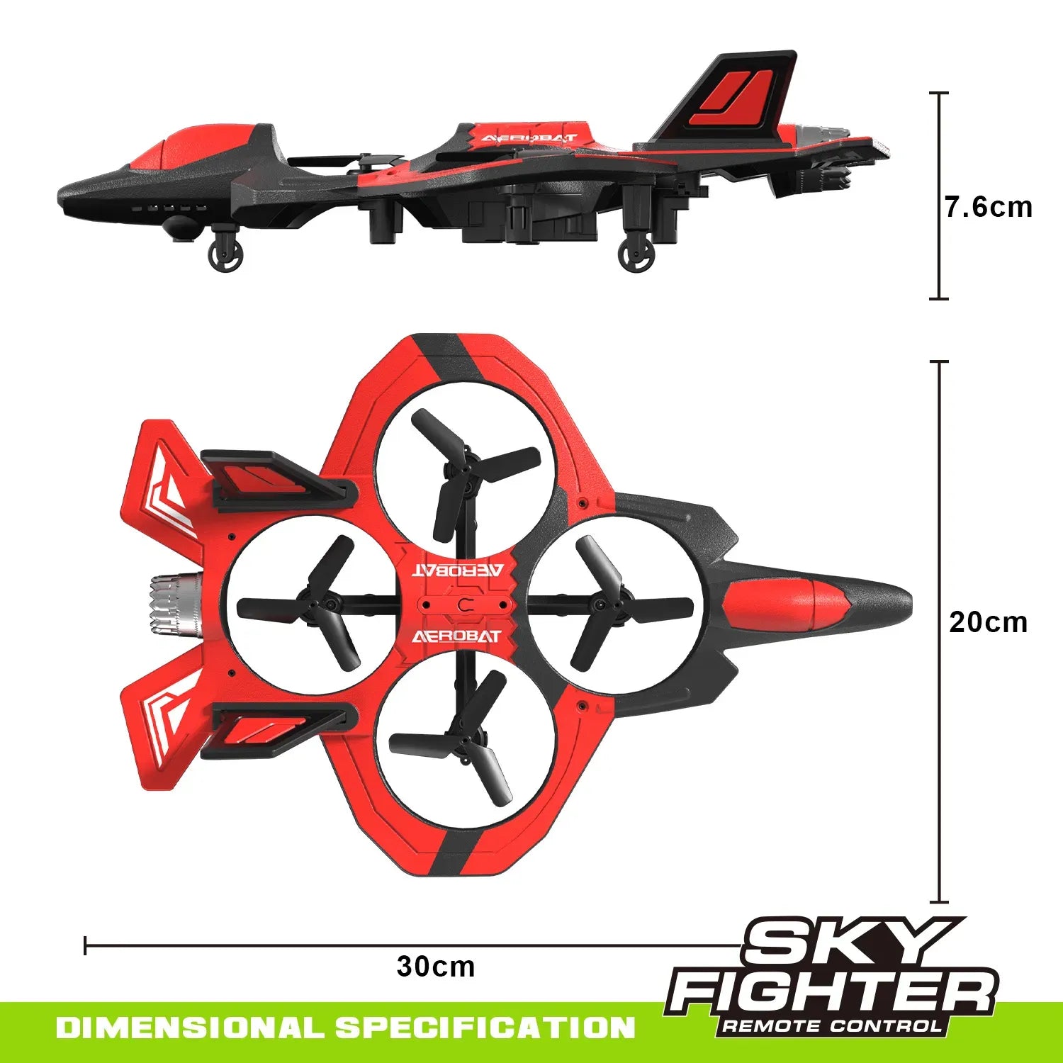 SKY FIGTHTER JET 2.4 GHz RC Big Airplane EPP Foam Aircraft Model