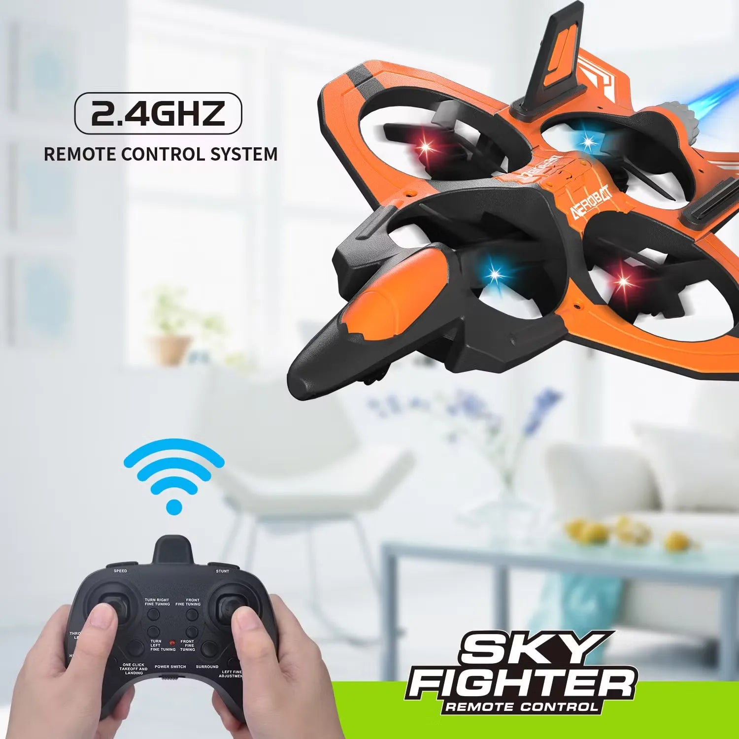 SKY FIGTHTER JET 2.4 GHz RC Big Airplane EPP Foam Aircraft Model