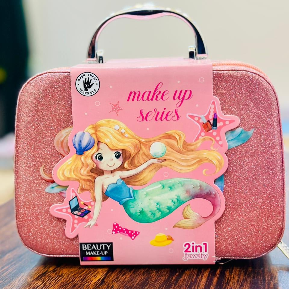 Kids' Beautiful Makeup Kit with Bag Collection
