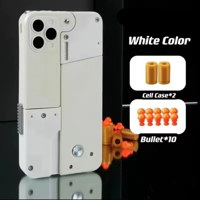 Iphone Style Mini Gun with Shell Ejection and Rubber Darts