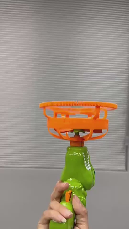 Baby Dinosaur Electric Bubble Gun With Fan to Make Big Bubbles