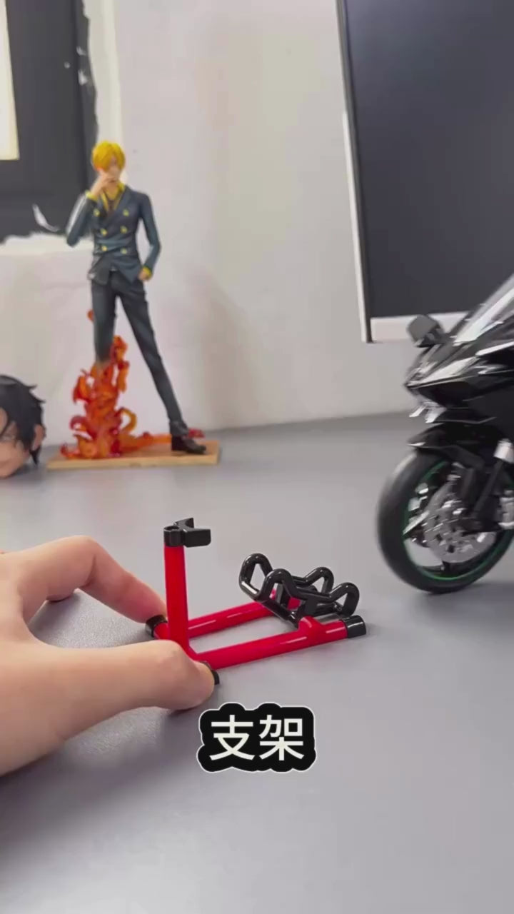 1:6 Kawasaki Ninja H2R Racing Bike Miniature Diecast Simulation Alloy Model