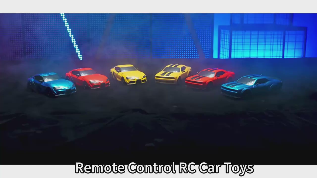 1/24 Scale RC Drift Car 4WD LED High Speed on Road Stunt Drift Car